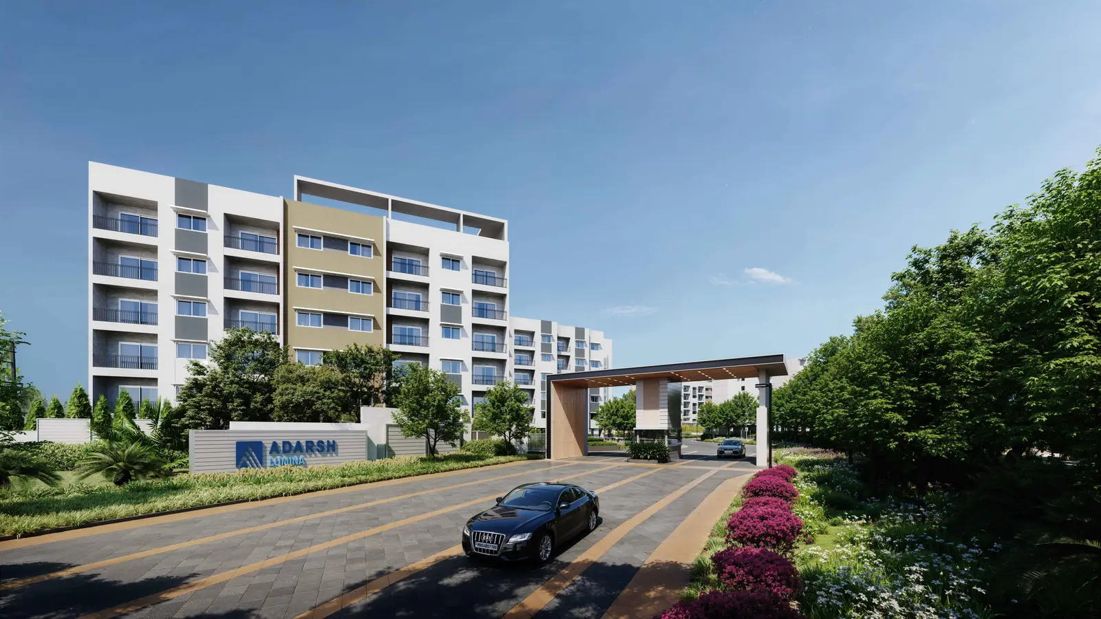 Adarsh Lumina, a picture from Adarsh Developers’ website