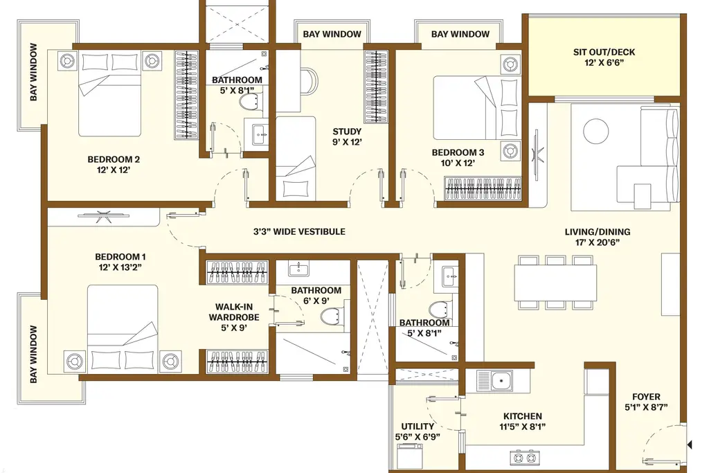 Bhartiya Garden Estate (Nikoo Homes 7), a picture from Bhartiya Urban’s website