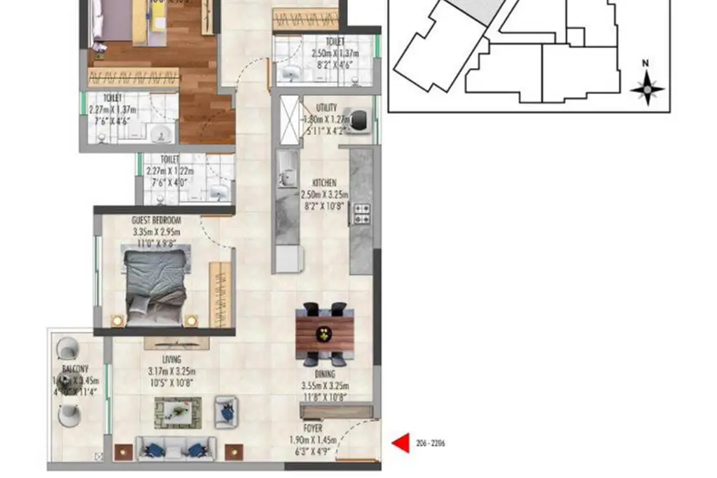 Lakeside24, a picture from Kolte-Patil Developers Ltd’s website