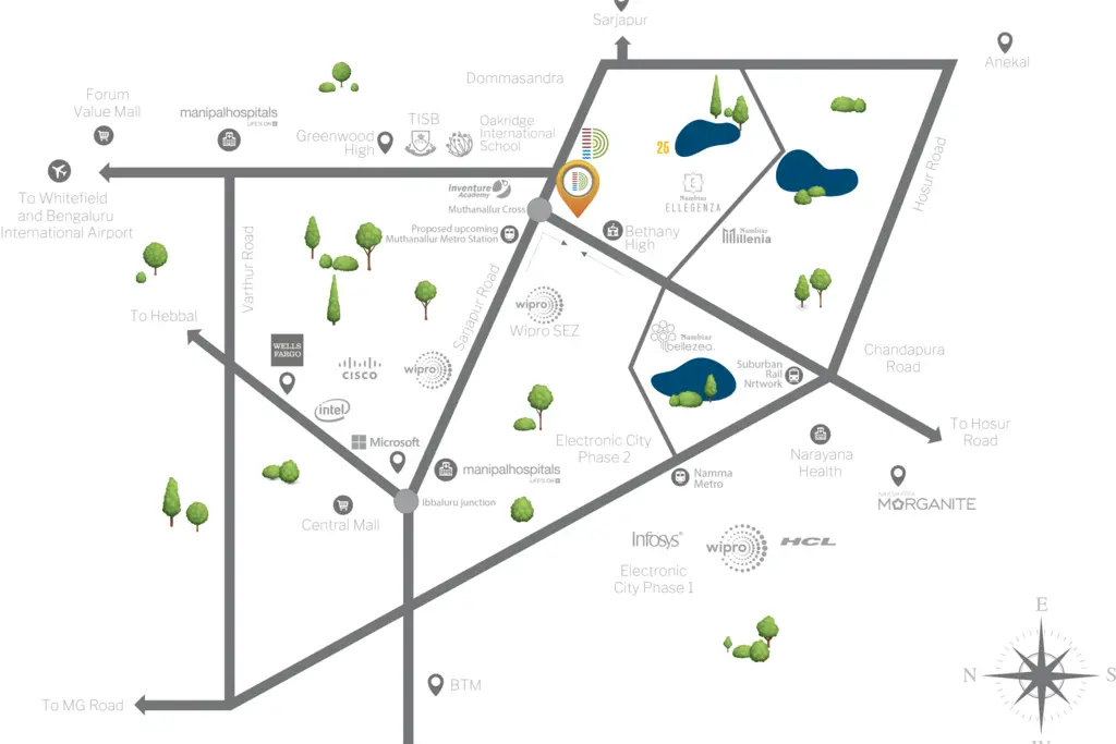 Nambiar District25 (Phases 1-3), a picture from Nambiar Builders’ website