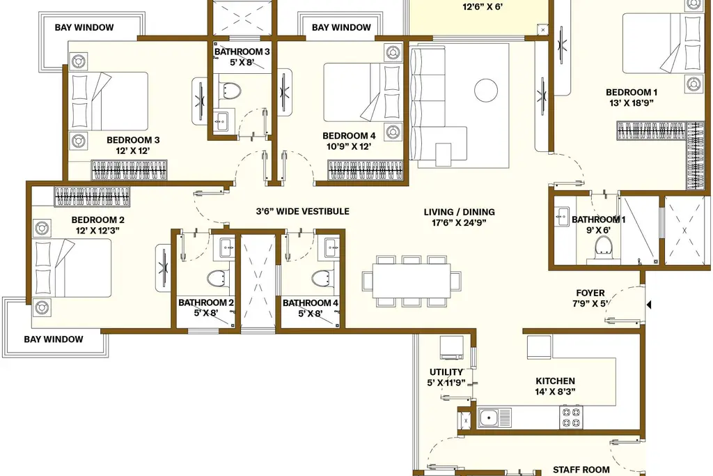 Nikoo Homes 8 (Bhartiya Garden Enclave), a picture from Bhartiya Urban’s website