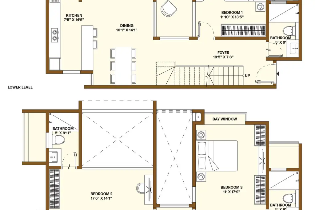 Nikoo Homes 9 (Alpine, Bhartiya Garden Hill), a picture from Bhartiya Urban’s website