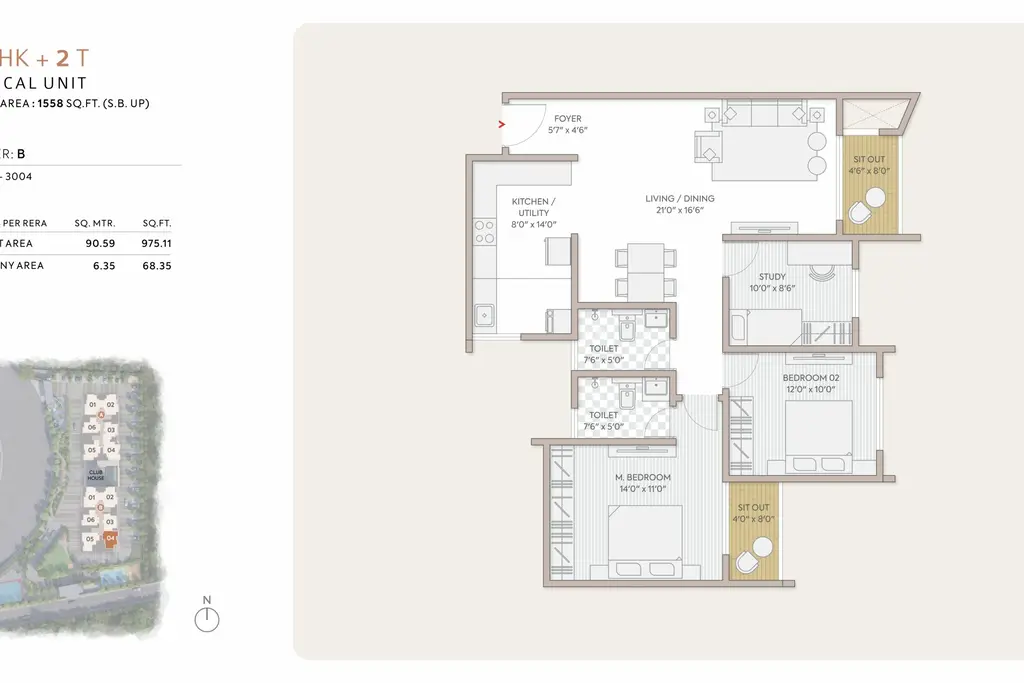 Orchid South Park, a picture from Goyal & Co. / Hariyana Group’s website