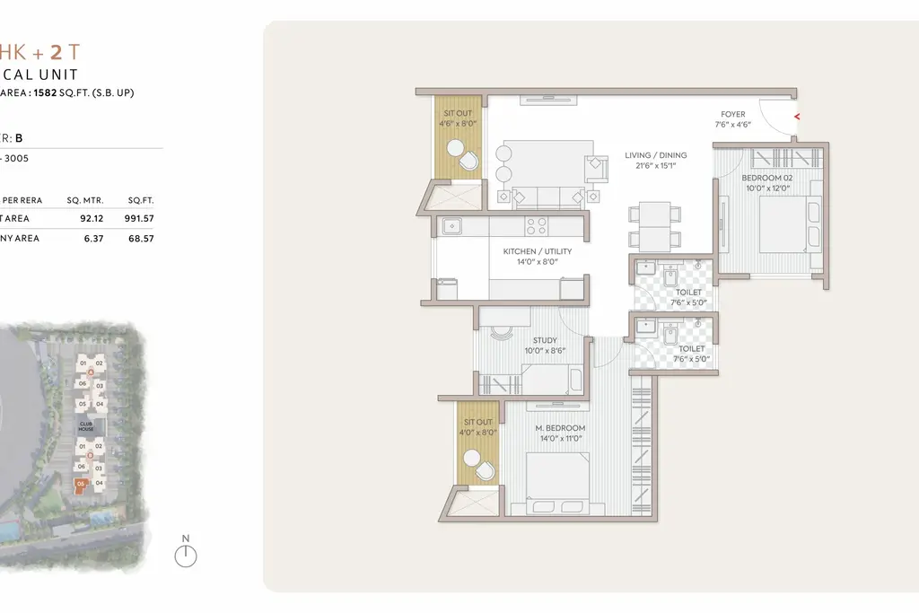Orchid South Park, a picture from Goyal & Co. / Hariyana Group’s website