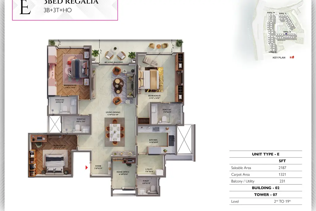 Prestige Raintree Park, a picture from Prestige Group’s website