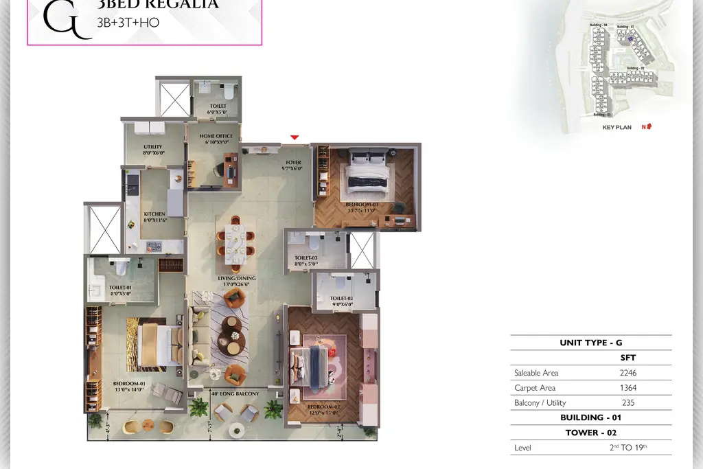 Prestige Raintree Park, a picture from Prestige Group’s website