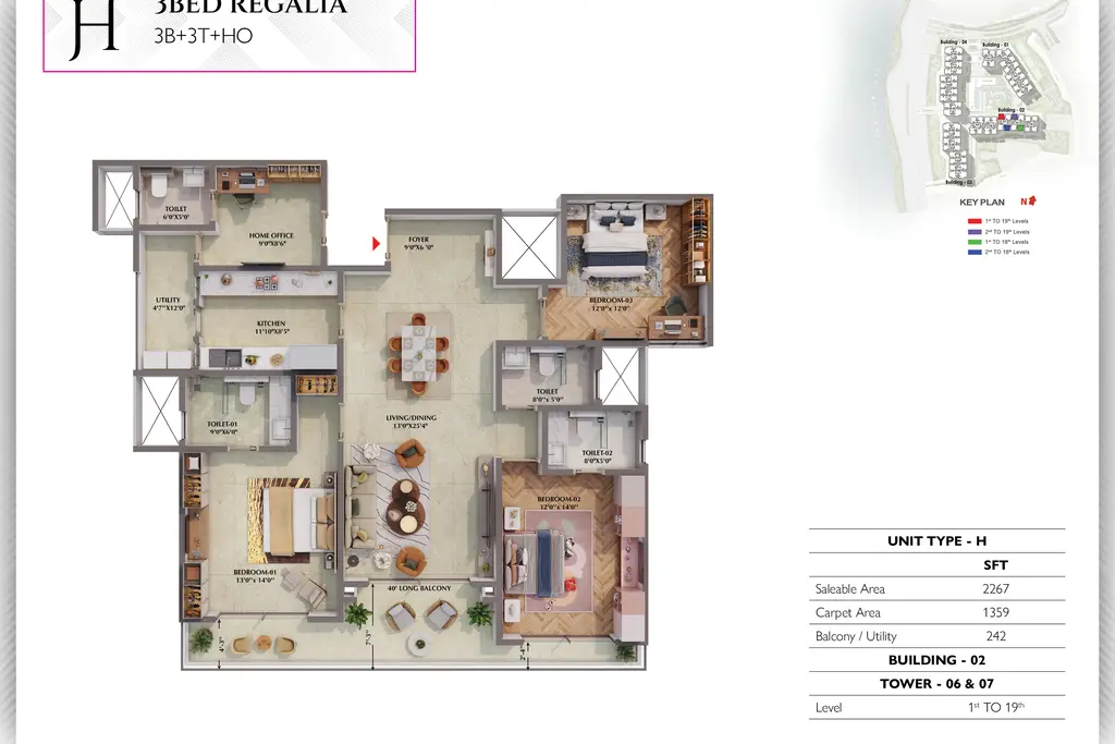 Prestige Raintree Park, a picture from Prestige Group’s website
