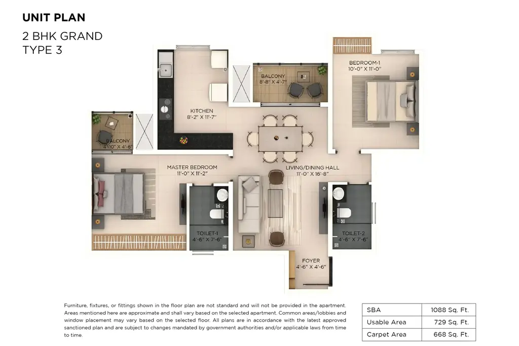 Provident Botanico, a picture from Puravankara Ltd’s website