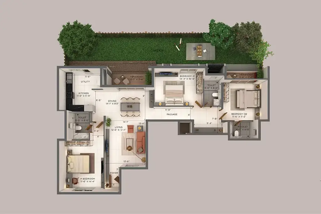 Provident Deansgate, a picture from Puravankara Ltd’s website