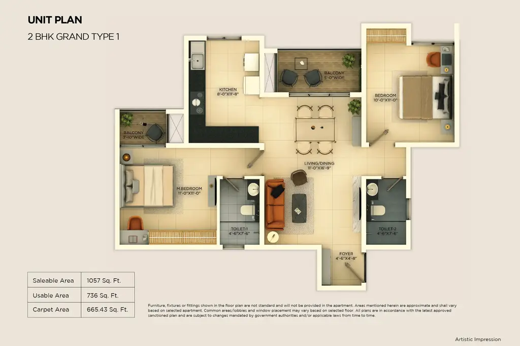 Provident Ecopolitan, a picture from Puravankara Ltd’s website