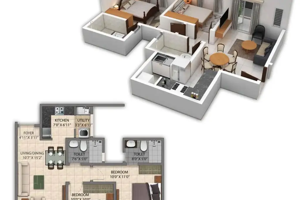 Provident Park Square, a picture from Puravankara Ltd’s website