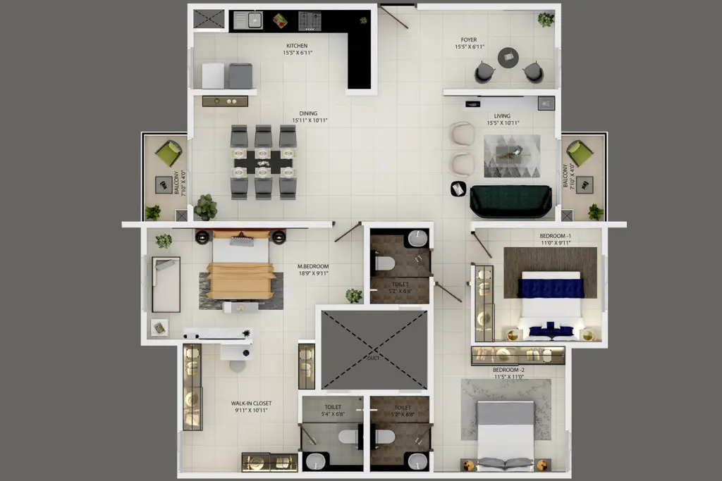 Provident Sunworth City, a picture from Puravankara Ltd’s website