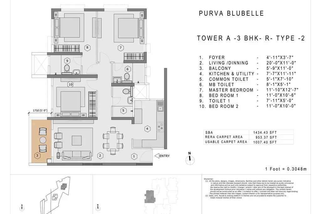 Purva Blubelle, a picture from Puravankara Ltd’s website