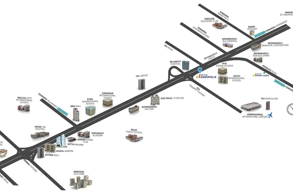 Sattva Aeropolis Phase II, a picture from Sattva Group’s website
